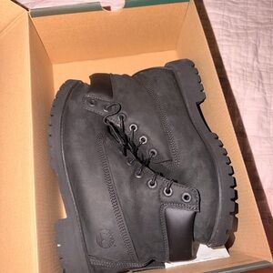 Timberland Black Nubuck Boots